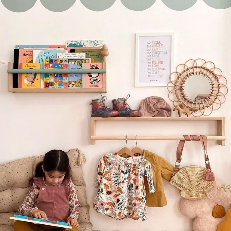 Autumns Corner The Flip It Shelf-Large in Yellow