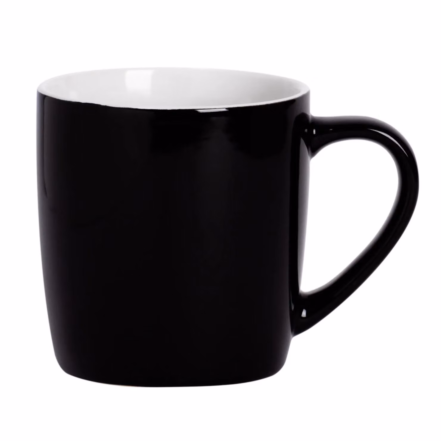 Argon Tableware 6-Piece Ceramic Mug Set in Multicolour Grey and Yellow, 340ml – 2