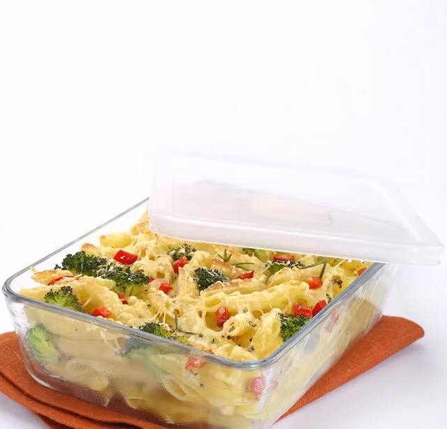 Pyrex Transparent Glass Rectangular Lasagne Dish, 2.6 l