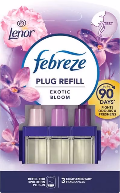 Febreze 3Volution Plug-In Refill Exotic Bloom 20ml Multicolour