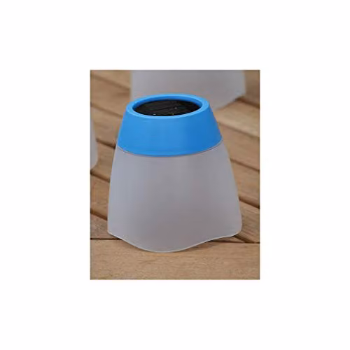 Luxform Lighting LED Solar Tumbler Table Lights in Blue