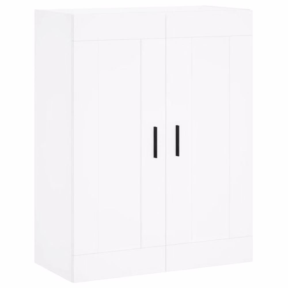 Berkfield Home Wall Mounted Cabinet in White, W/D/H: 69.5 x 34 x 90 cm – 3