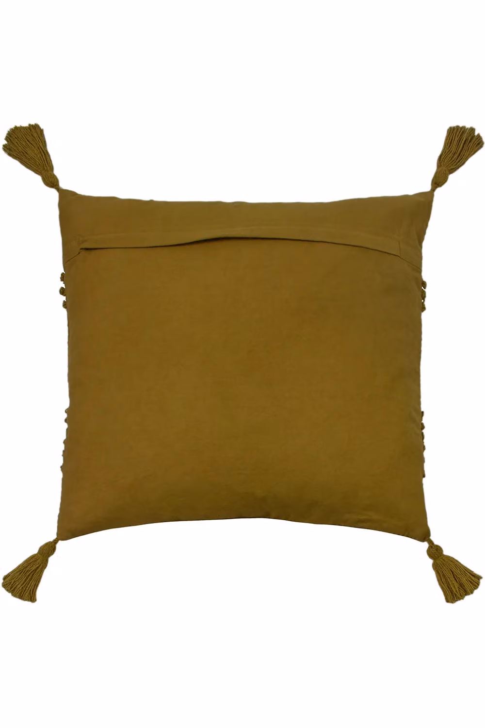 Furn Halmo Tufted Woven Tasselled Square Cushion in Green, W/D/H: 45 x 45 x 45 cm – 2