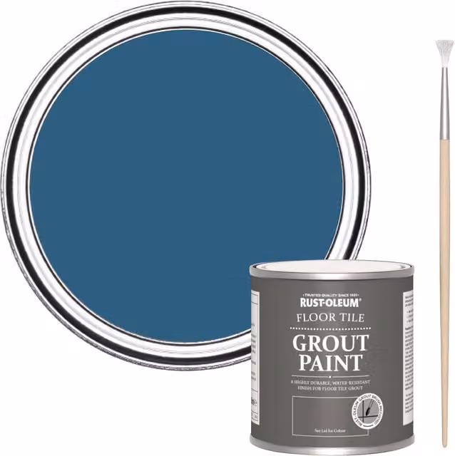 Rust-Oleum Floor Grout Paint in Blue, 250ml