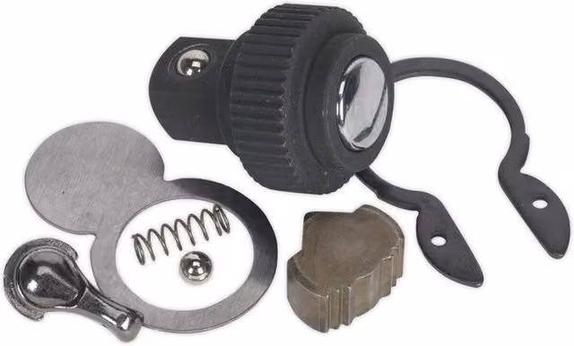 Loops 3/8 Inch Sq Drive Repair Kit for ys01584 48-Tooth Ratchet Wrench in Silver and Multicolour
