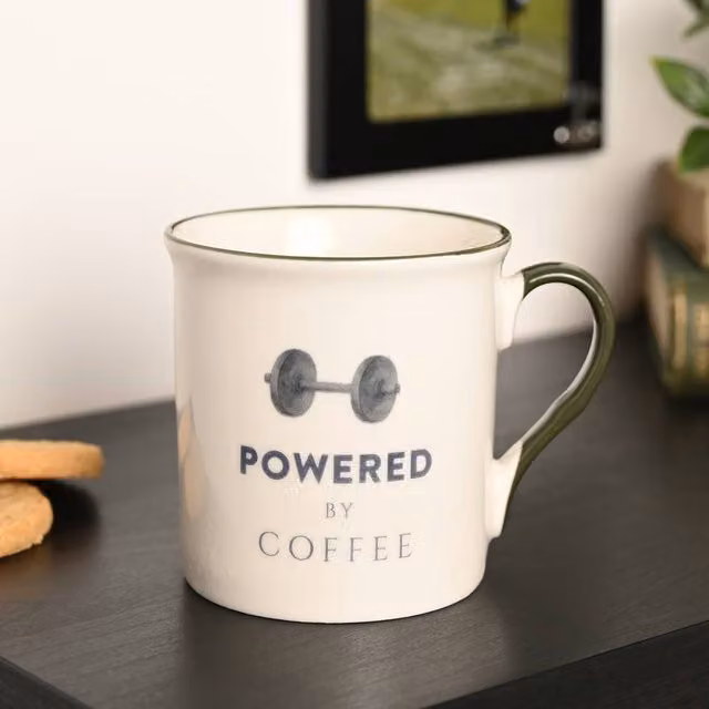Harvey Makin Hobbies Gym Mug in White