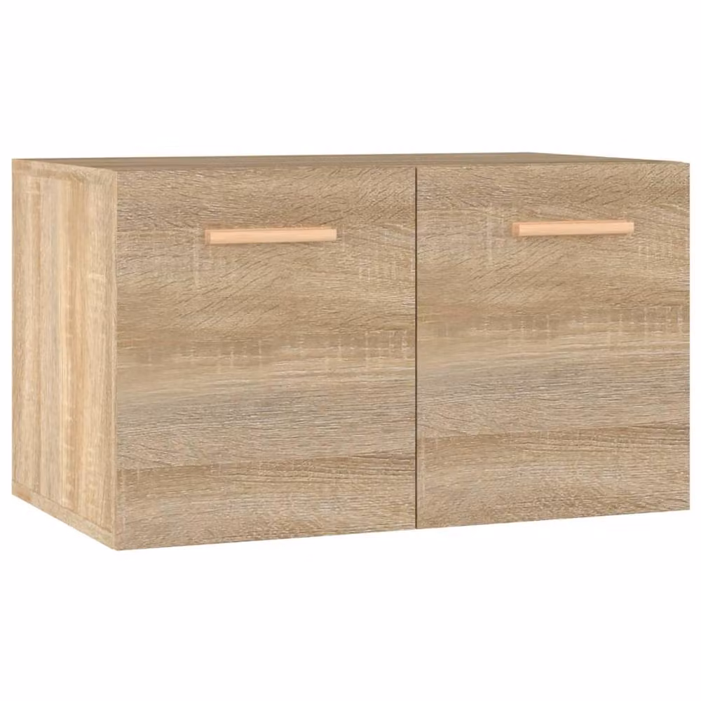 Berkfield Home Sonoma Oak Wall Cabinet in Brown, W: 60 cm, D: 35 cm, H: 35 cm – 2