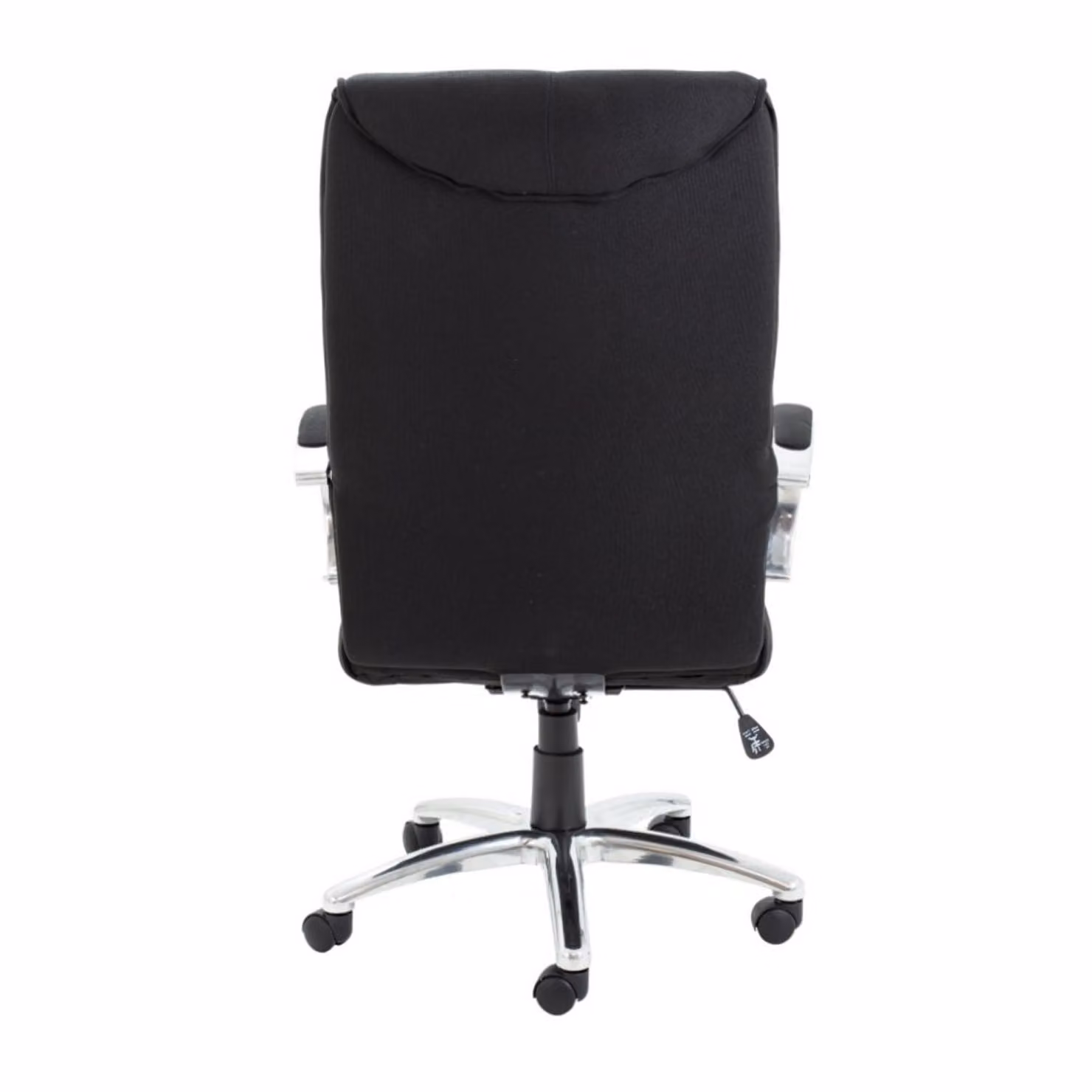 Lab Space Whist Executive Office Chair in Black Fabric with Armrests – 2