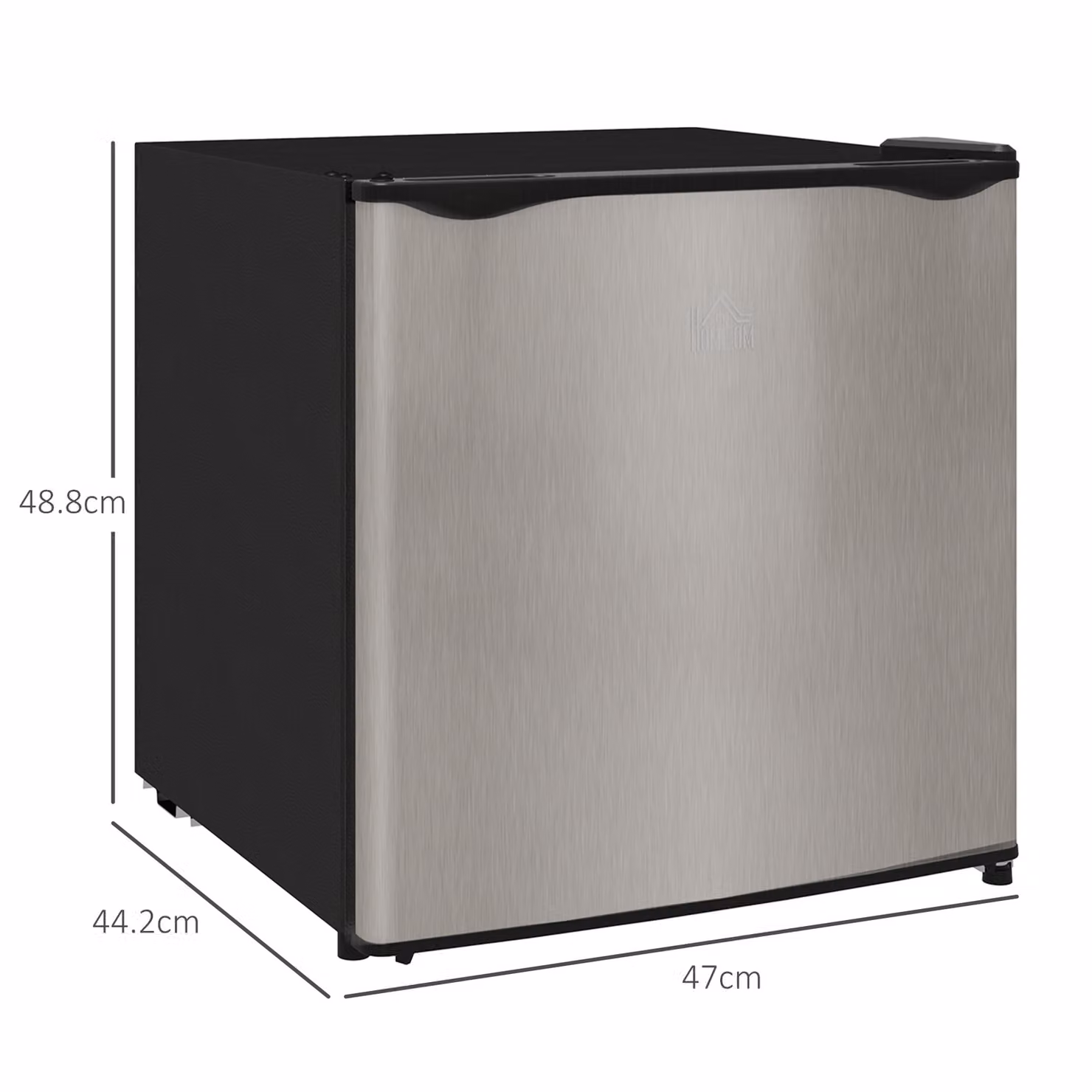 HOMCOM 35L Mini Upright Countertop Freezer in Silver Tone – 3