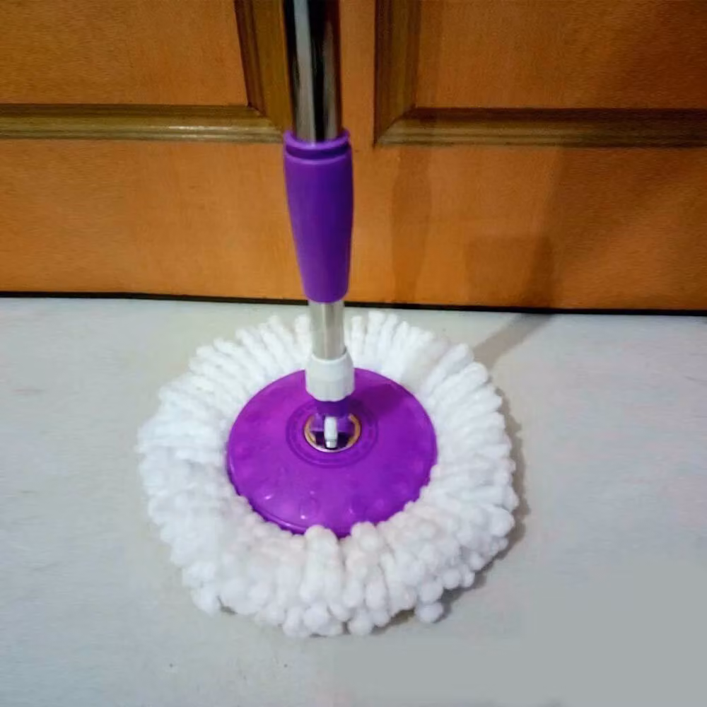 NESTLUNE 6-Pack Spin Mop Head Refill Replacements in White – 5