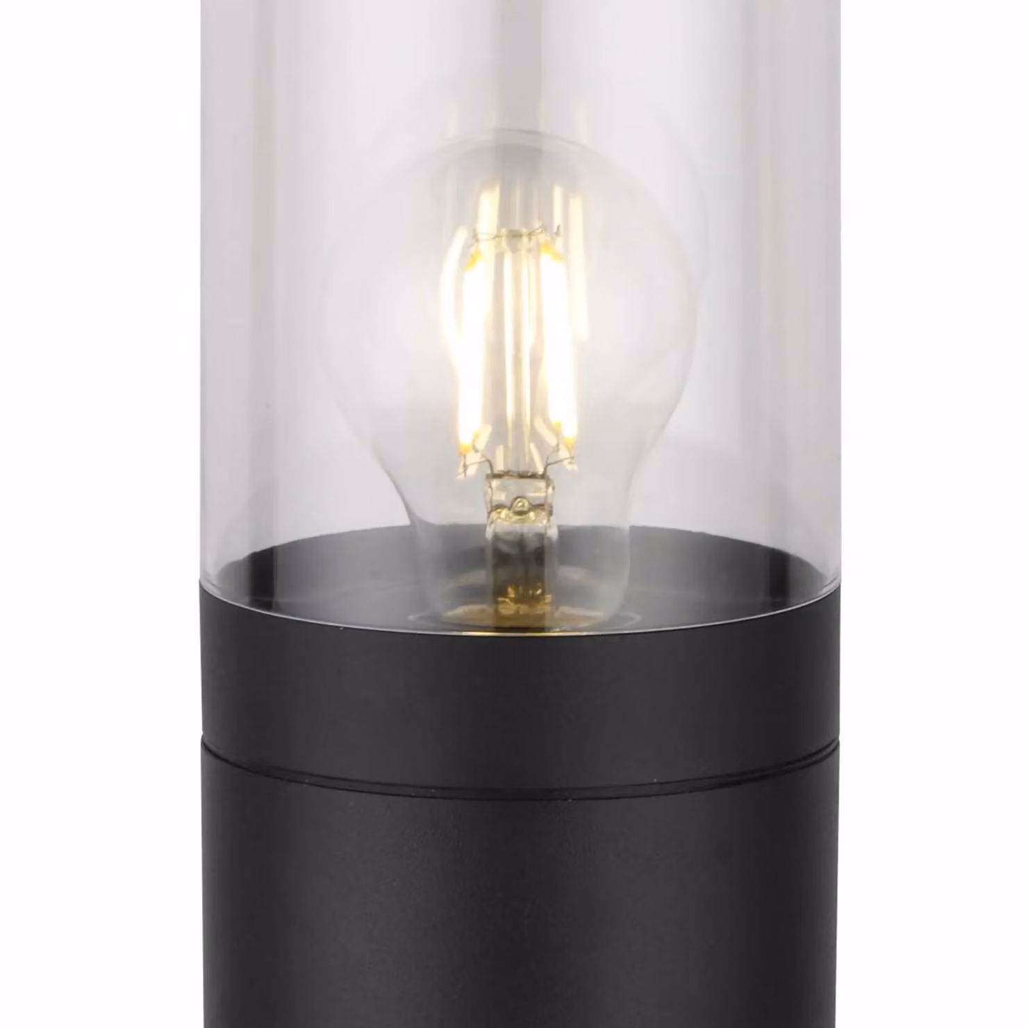 First Choice Lighting Storm Set of 2 Black IP44 Outdoor LED Post Lights, Height: 50 cm – 3
