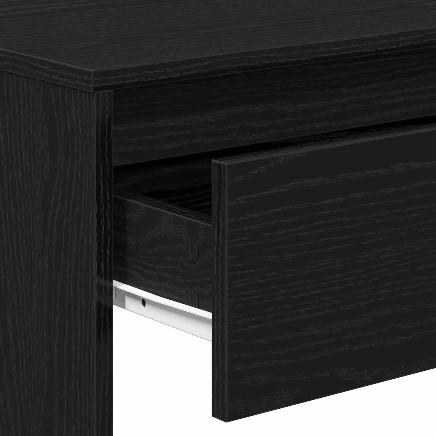 Berkfield Home Black Oak Console Table, W/D/H: 100 x 35 x 76.5 cm – 5