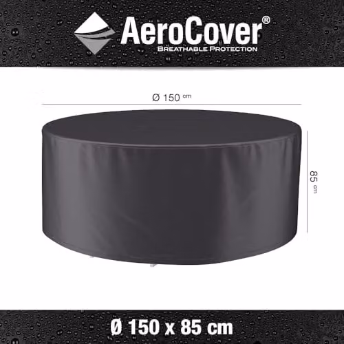 Ruma AeroCover Waterproof Outdoor Set Cover for Tables and Chairs, Anthracite Grey, W: 150 cm, D: 150 cm, H: 85 cm – 2