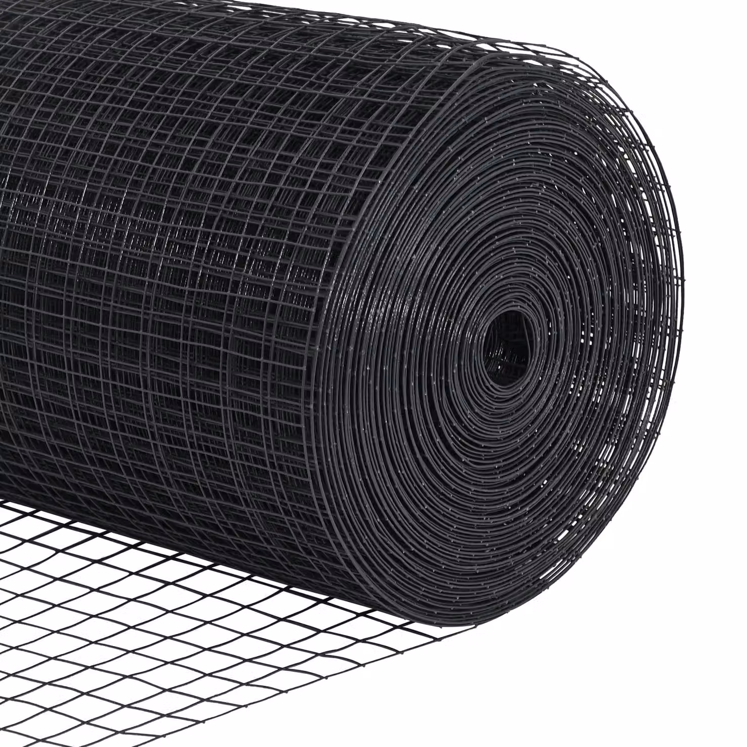 Berkfield Home Grey PVC-Coated Steel Single-Bar Welded Wire Fence – 6