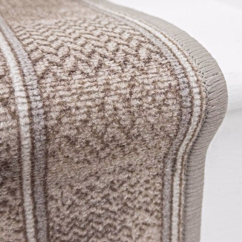 runrug Tribe Stair Runner Carpet in Beige, W: 80 cm x L: 480 cm – 3