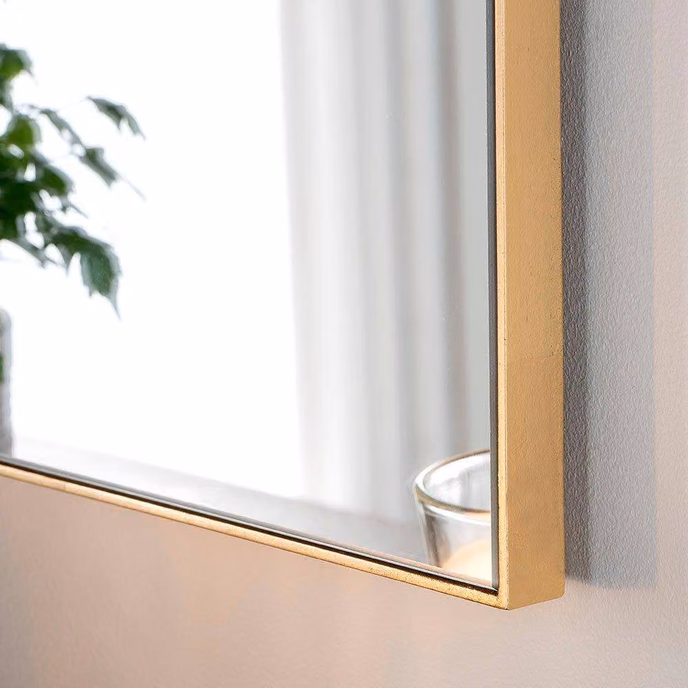 Yearn Mirrors Minimal Gold Mantle Mirror, W: 110 cm, H: 80 cm – 2