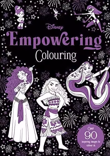 Disney Empowering Colouring Young Adult Colouring Book, Multicolour