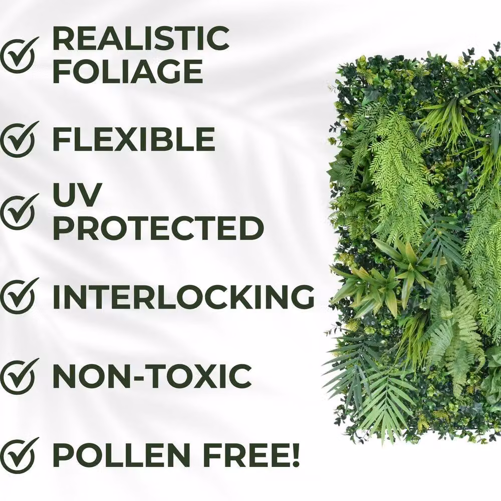 Ark Mat Vinewell Artificial Plant Wall Panel in Green, W/H: 100 x 100 cm – 3