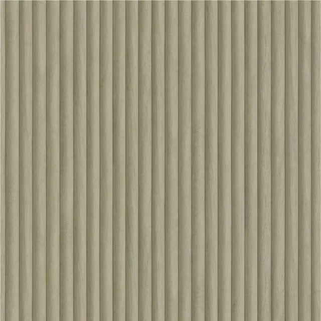 Holden Decor Sage Green Wooden Bevel Slat Panelling Striped Wallpaper – 1