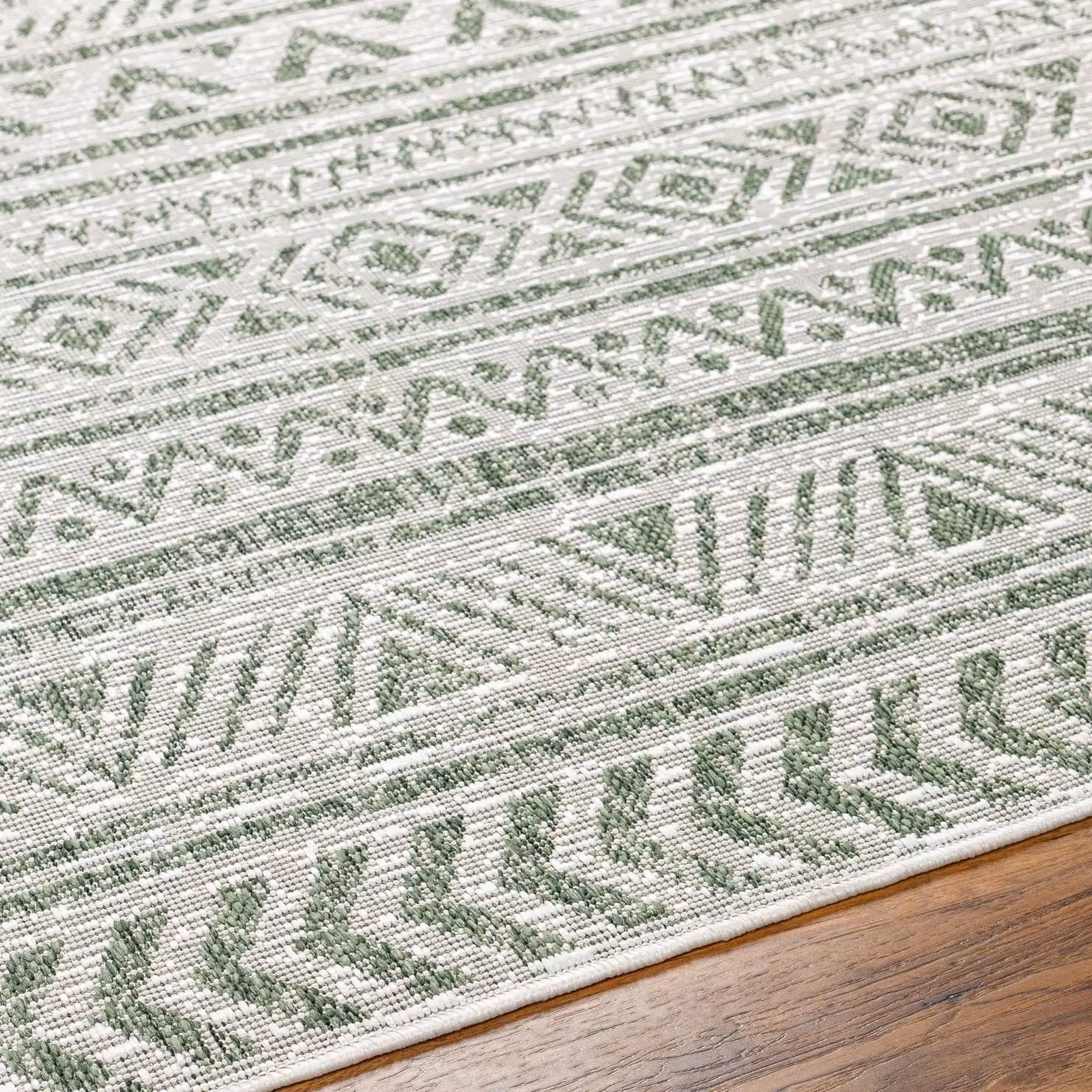Livabliss Aegean-Global Boho In- & Outdoor Rug in Green, Yellow, Pink and Brown, W/D/H: 200 x 275 cm – 2
