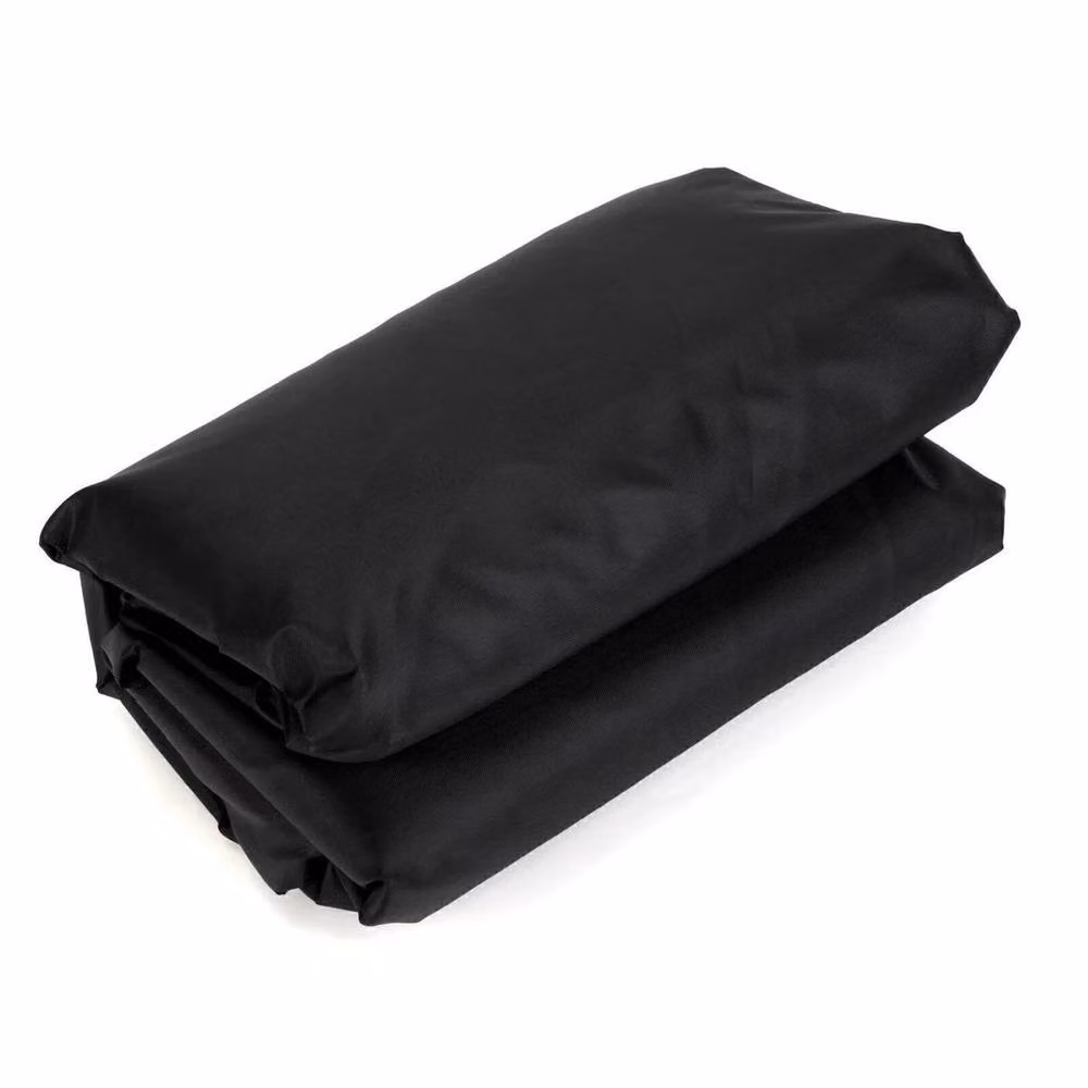 SPETLEK Large Round Furniture Cover in Black, W: 230 cm, D: 110 cm – 3