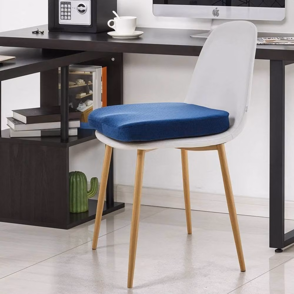 Kelvenix Blue Orthopaedic Memory Foam Seat Cushion, W: 100 cm x D: 100 cm – 4