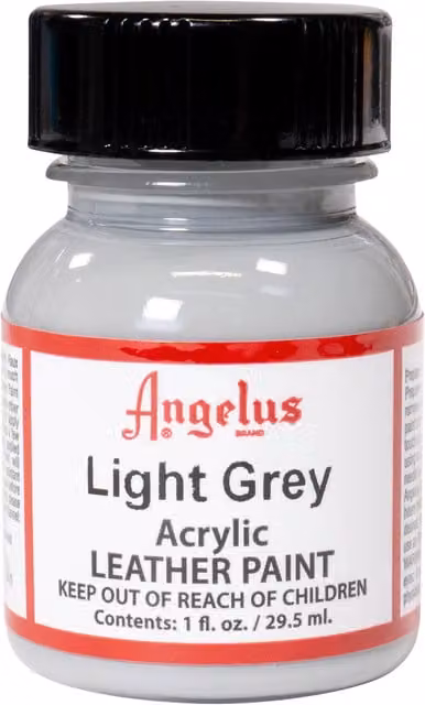 Angelus Acrylic Leather Paint in Light Grey, 29.57 ml