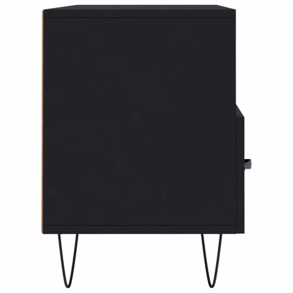 Berkfield Home Modern Black Matt TV Cabinet W/D/H: 102 x 36 x 50 cm – 4