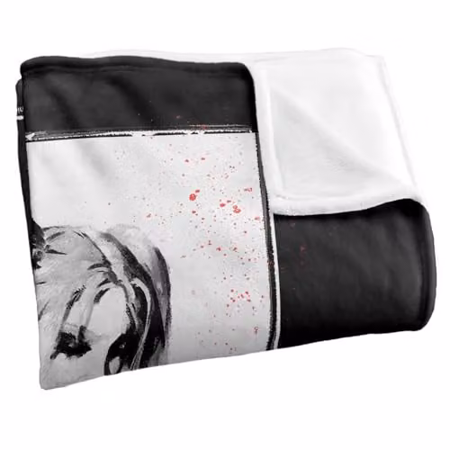LOGOVISION Batman Inked Quinn Super Soft Silky Touch Fleece Throw Blanket, Multicolour, W: 127 cm x L: 152.4 cm – 2