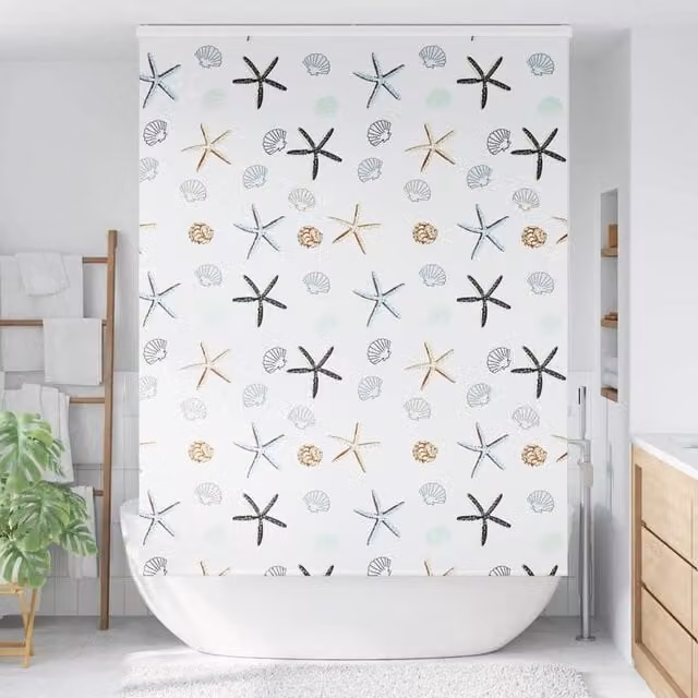 Berkfield Home White Opaque Shower Roller Blind with Cassette, W/H: 160 x 240 cm