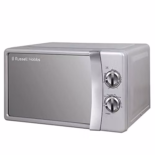 Russell Hobbs RHMM701S 17L 700W Silver Solo Manual Countertop Microwave – 1