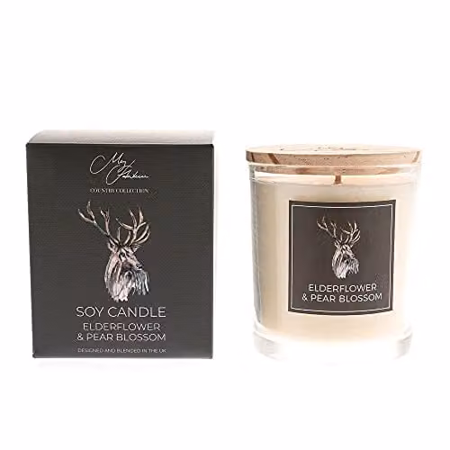 Meg Hawkins White and Multicolour Pillar Candle with Animal Print Design – 1