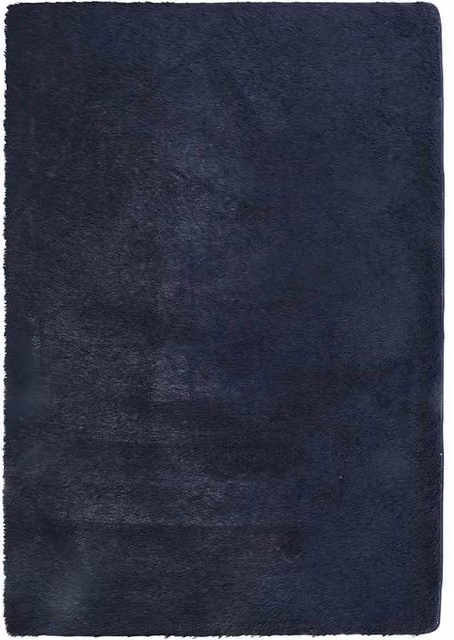 Berkfield Home NAVARRA Navy Blue Shaggy High Pile Polyester Rug W: 200 cm, D: 290 cm – 1