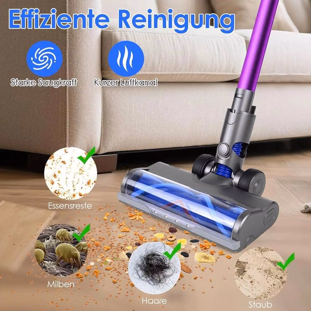 Kelvenix Roller Brush Head Vacuum Cleaner Floor Tool in Grey – 3