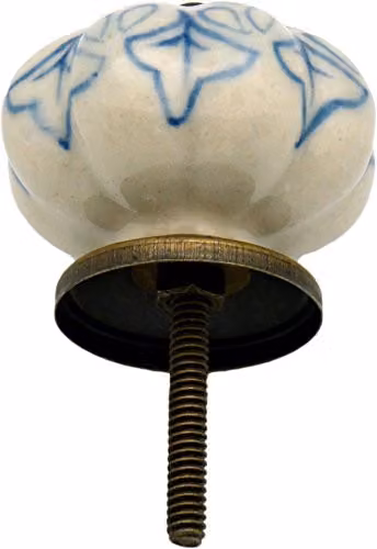 Nicola Spring Blue Ceramic Cabinet Knobs, Pack of 12 – 3