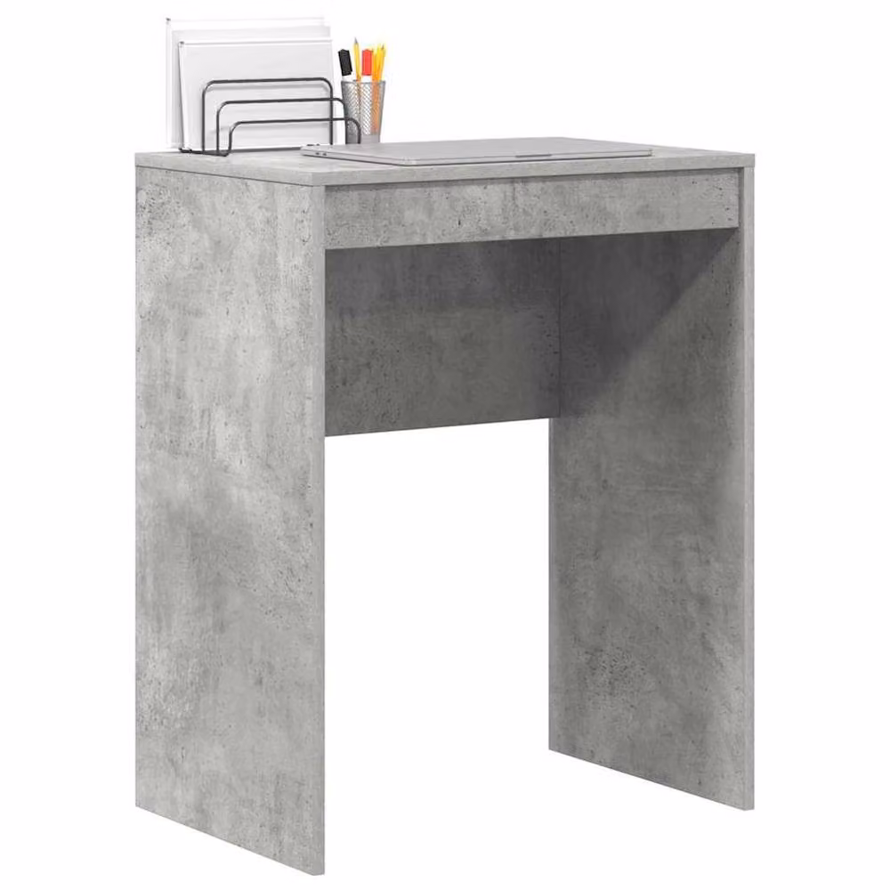 Berkfield Home Writing Desk in Grey Composite Wood, W/D/H: 60 x 40 x 76 cm – 3
