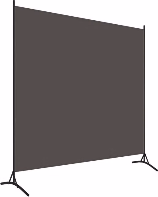 Berkfield Home 1-Panel Room Divider in Anthracite, H 175 cm x W 180 cm