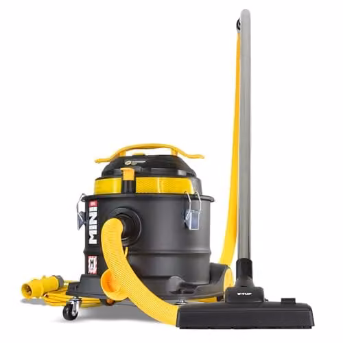 V-TUF M-Class Mini Dust Extractor 110V Vacuum Cleaner in Yellow and Black