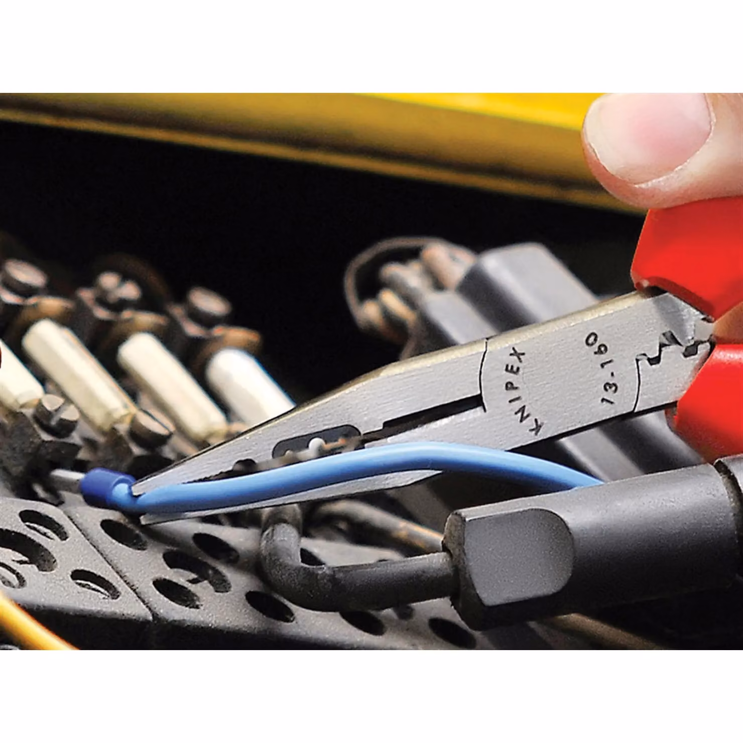 Knipex Chrome Vanadium Steel Electricians Pliers in Multicolour – 3