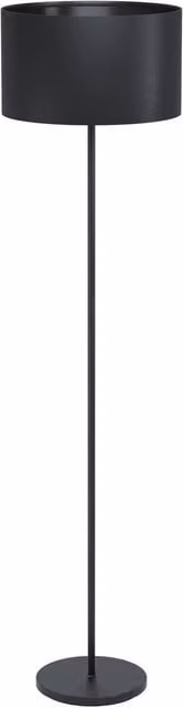 Eglo Maserlo Black Fabric Shade Floor Lamp
