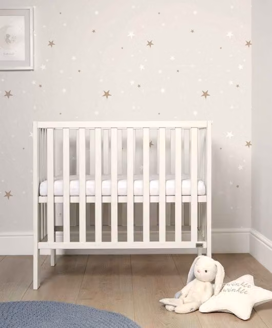 Mamas & Papas Petite Cot in White