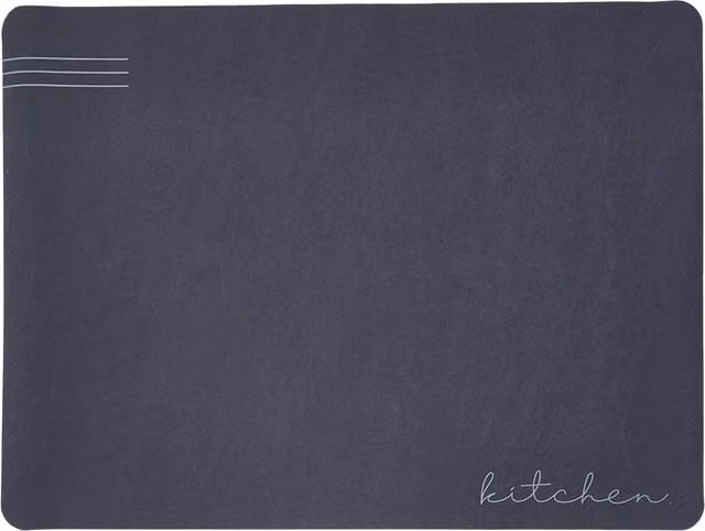 Livingandhome Soft Absorbent Diatomaceous Earth Kitchen Mat, Blue, W: 60 cm, L: 80 cm