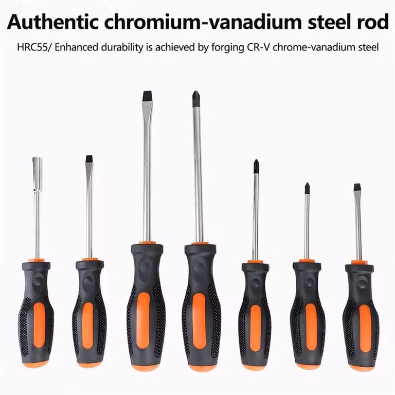 Nordara Heavy Duty Magnetic Screwdriver Set in Black