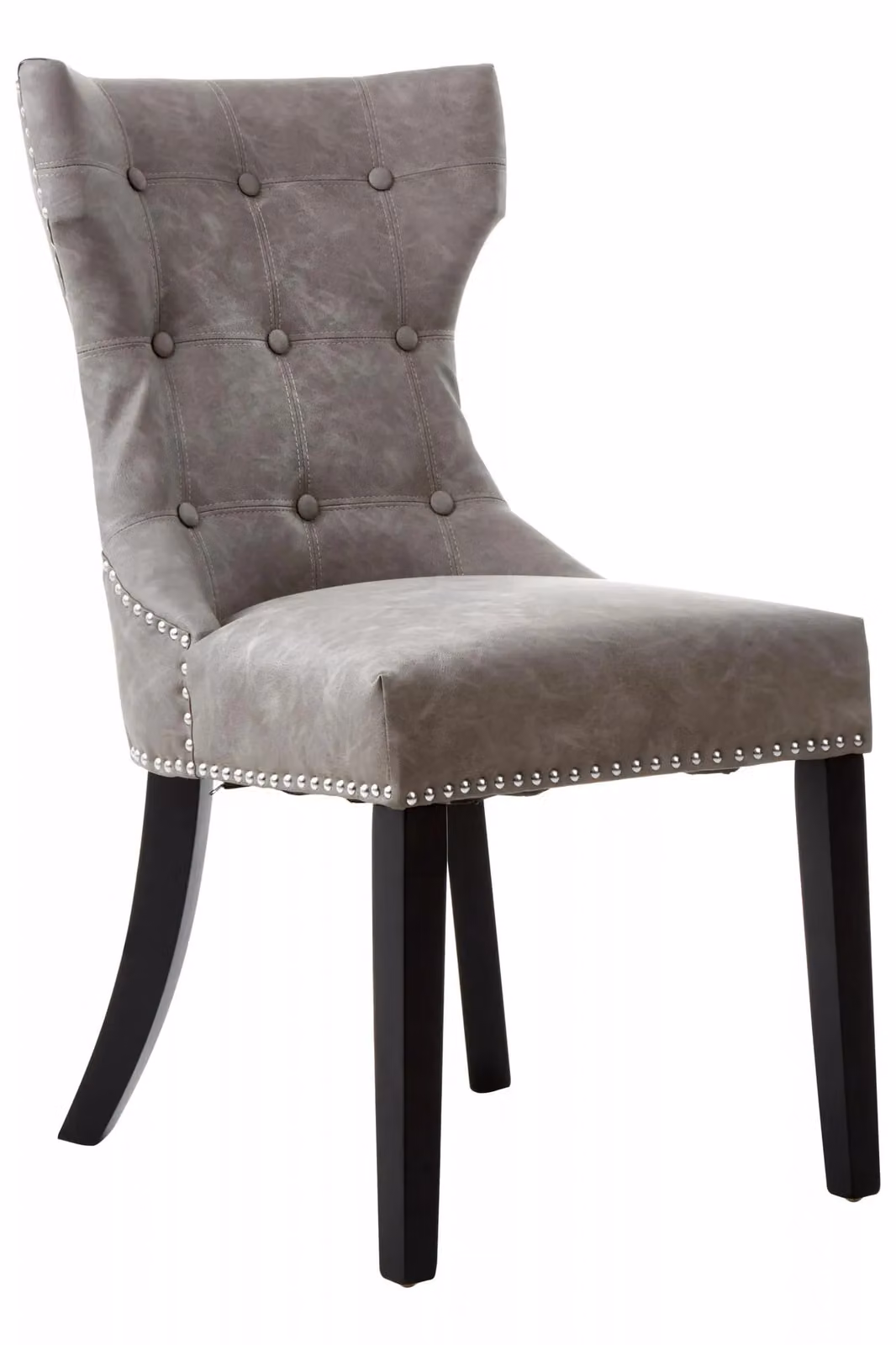 Orsina Grey Velvet Dining Chair – 2