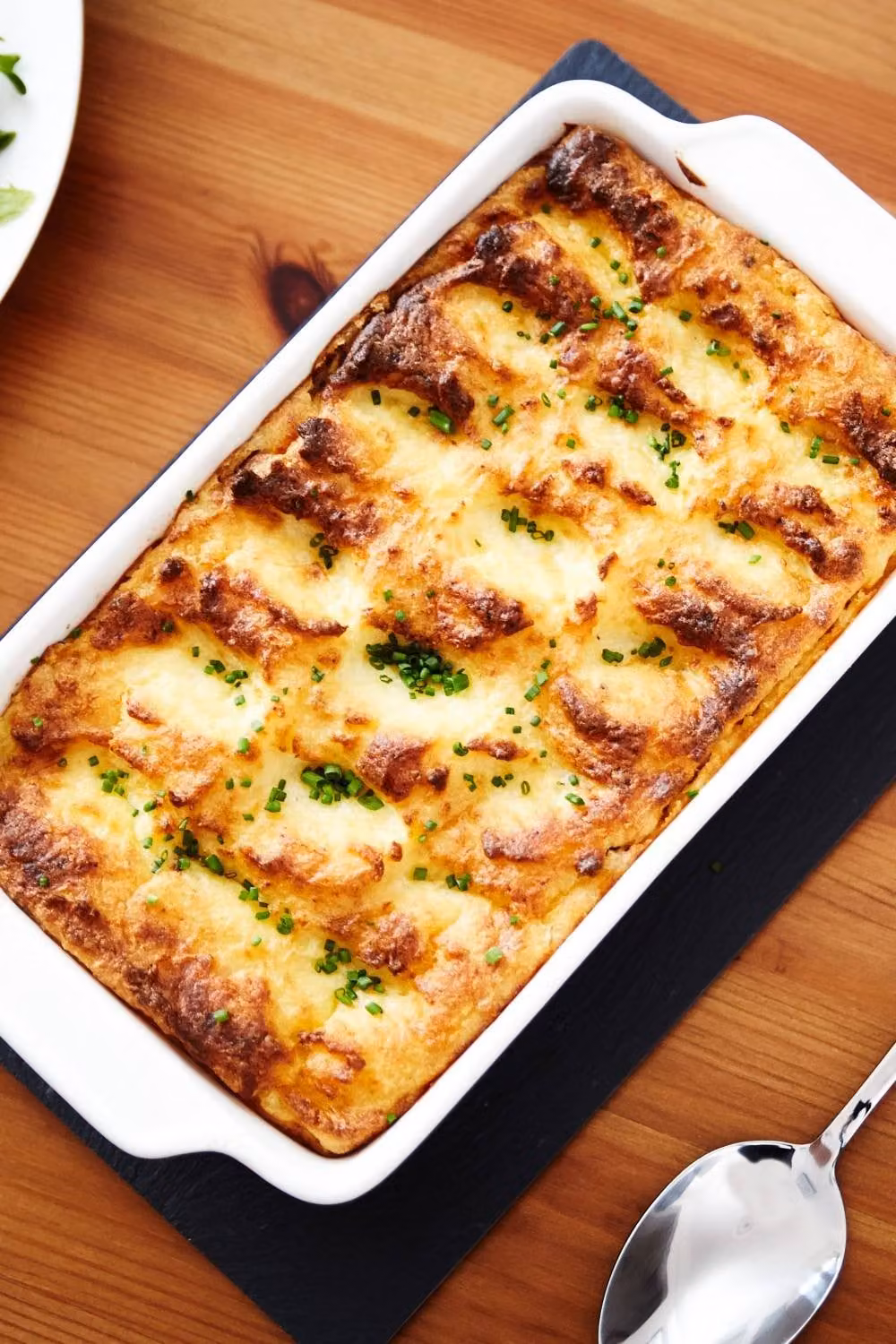 Judge Table Essentials White Porcelain Rectangular Lasagne Dish, 3.5 l, W: 33 cm, D: 19 cm, H: 6 cm – 3