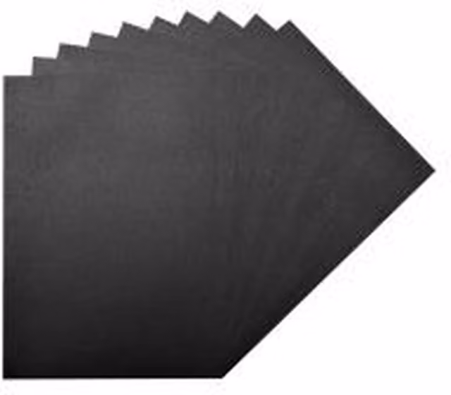 Janrax Pack of 100 Black Coloured Paper Sheets, 75gsm, A5