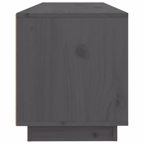 vidaXL Grey Solid Wood Pine TV Cabinet W/D/H: 100 x 34 x 40 cm – 4