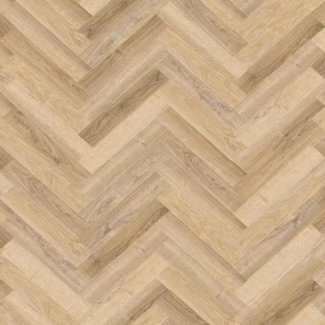 Allo(RBH) Light Brown Wood Effect SPC Click Luxury Vinyl Tile Herringbone 5.2mm