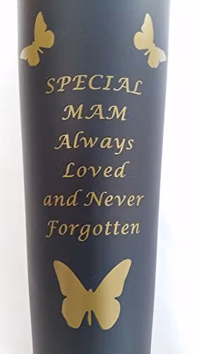 David Fischhoff Memorial Grave Plastic Spike Vase in Black and Gold – 2