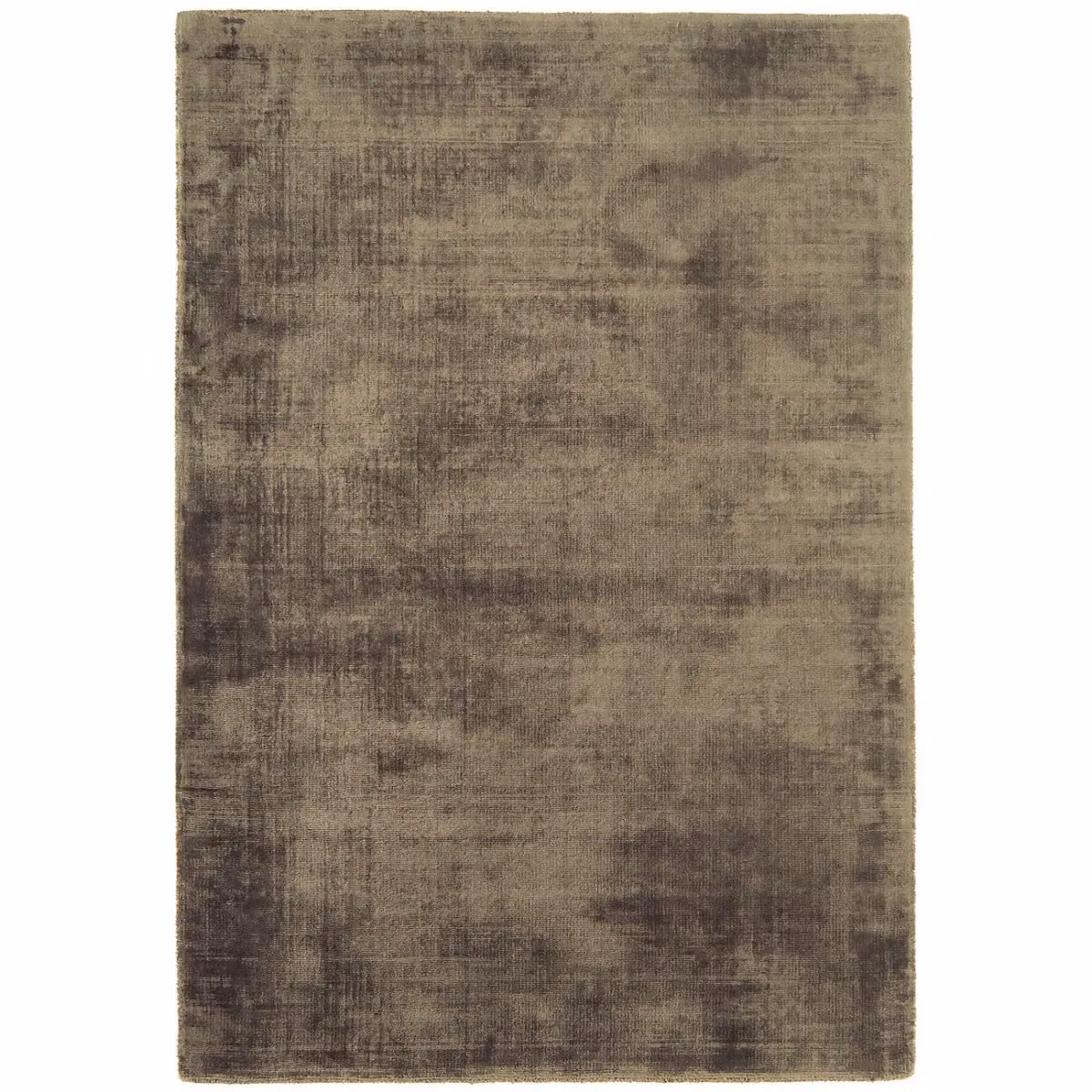 The Rug Shop UK Handmade Modern Plain Grey Viscose Area Rug, W: 200 cm, D: 290 cm – 4